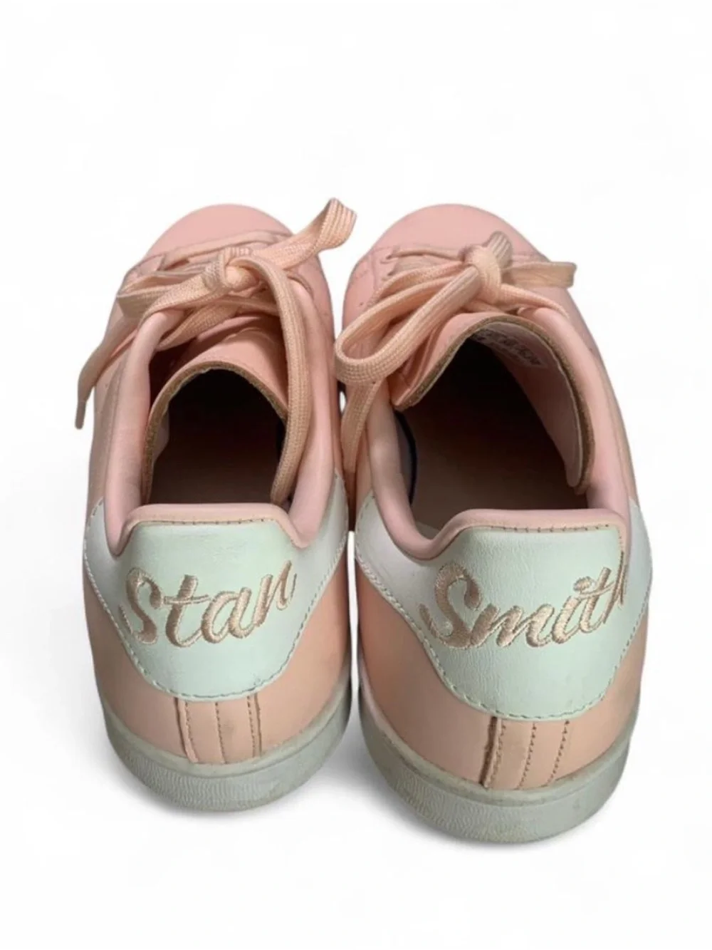 adidas Stan Smith Wmns Icey Pink Leather Sneakers Size 8 EUC